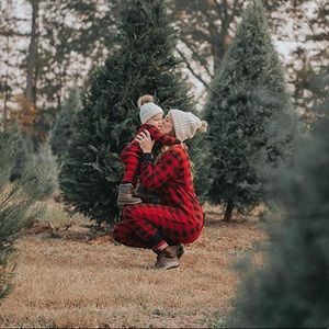 Lazy One plaid adult onesie